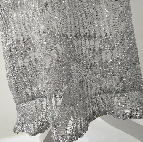 ZARA SEE THROUGH  LONG EVENING DRESS - Picture 8 of 11